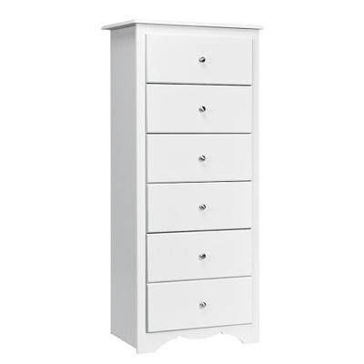 Costway 6 Drawers Chest Dresser Clothes Storage Be...