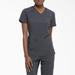 Dickies Women's Eds Essentials V-Neck Scrub Top - Pewter Gray Size M (DK615)