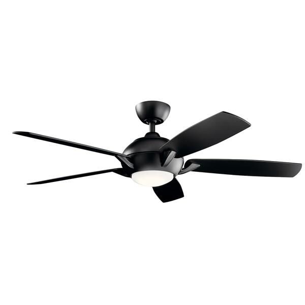 Kichler Lighting Geno 54 Inch Ceiling Fan with Light Kit - 330001SBK