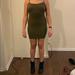 Urban Outfitters Dresses | Body Con Cotton And Rubbed Mini Dress | Color: Green | Size: L