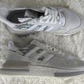 Adidas Shoes | Adidas Casual Walking Jogging Shoe | Color: Silver/White | Size: 9