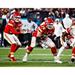 Patrick Mahomes Kansas City Chiefs Unsigned Super Bowl LIV Hike Photograph