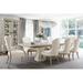 Bernhardt Santa Barbara 9 - Piece Extendable Dining Set Wood/Upholstered in Brown/White | 30 H in | Wayfair K1931