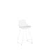 Ivy Bronx Fechteler Bar & Counter Stool Leather in Gray/White | 37 H x 18 W in | Wayfair 713FC837699448F8A33BB09F7B7431E6