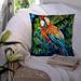 Bay Isle Home™ Aledo Fiddler Crab Indoor/Outdoor 14" Throw Pillow Polyester/Polyfill blend | 14 H x 14 W x 3 D in | Wayfair