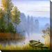 Loon Peak® Frizzell Morning Hush Outdoor Wall Decor All-Weather Canvas | 24 H x 24 W x 1.5 D in | Wayfair 33DDC77F19D645BFBBD240AD0ADBB2D2