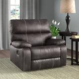 Trent Austin Design® Houghtaling 39" Wide Manual Standard Recliner Polyester in Gray | 41.5 H x 39 W x 38 D in | Wayfair