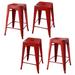 Williston Forge Winthrop Bar & Counter Stool Metal in Red | 24 H x 16 W x 16 D in | Wayfair 5CDBB2DF61CA4458BB460D5C6B4E67C4