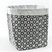 Winston Porter Laith Tile Large Paper Basket Wicker in Black/White | 11.7 H x 9.36 W x 9.36 D in | Wayfair 484F3D353EEC476882CA03AFC4A1839D