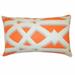 World Menagerie Hillam Cotton Lumbar Pillow Polyester/Polyfill/Down/Feather/Cotton in White | 12 H x 20 W x 6 D in | Wayfair