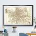 Williston Forge 'Custom Sepia Map of Rome' by Paul Cezanne - Picture Frame Graphic Art Print on Paper Paper | 22 H x 30 W x 1 D in | Wayfair