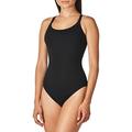 Capezio Damen Gymnastikanzug mit zwei Trägern - Schwarz - Large