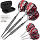 Viper by GLD Products Unisex-Erwachsene Viper Blitz Dart-Set mit 95% Wolframstahlspitze, mit Etui, 24 g, schwarz, Gram