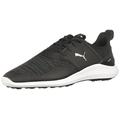 PUMA Herren Ignite Nxt Lace Golfschuh, Black Silver Weiß, 45 EU