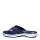 Clarks Damen Breeze Sea Flipflop, Marineblaues Synthetikmaterial, 36 EU