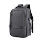 FANDARE New Laptop Backpack Business Travel Daypack with USB Earphone Port Waterproof College School Computer Bag Knapsack for Women Men Fits 15.6 Inch Notebook Nylon Gray