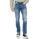 Cross Herren Dylan Straight Jeans, Blau (Mid Blue Used 102), 33W / 36L EU