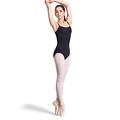 Bloch Dance Damen Zena Leotard mit BH und verstellbaren Trägern, Damen, schwarz, X-Large