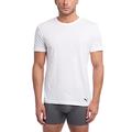Puma Herren Men's 3 Pack Crew Neck T-Shirts Unterhemd, Weiß, X-Groß (3er Pack)