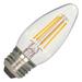 Satco 21701 - 2.5W ETC/LED/27K/CL/120V/CD S21701 Decorative Chandelier Antique Filament LED Light Bulb