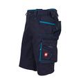 Engelbert Strauss e.s.Motion 2020 Work Trousers, Shorts, Dark Blue/Atoll, Dark Blue/Atoll, 40