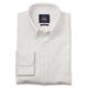 The Savile Row Company London White Linen-Blend Classic Fit Casual Shirt M Standard