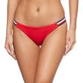 Tommy Hilfiger Women Cheeky Flag Bikini Bottoms, Red Glare L Red Glare