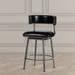 Hillsdale Furniture Kinsella Commercial Grade Metal Counter Height Swivel Stool, Charcoal - 4905-828