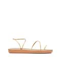 Kansiz Strappy Sandals - Metallic - Ancient Greek Sandals Flats