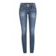 Timezone Slim EnyaTZ Damen blue royal wash, Gr. 27-30, Elasthan, Denim Hosen