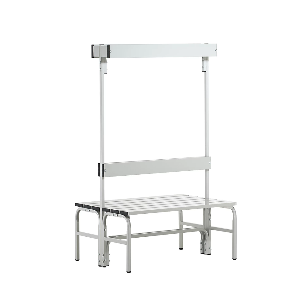 Banc de vestiaire avec lattes en aluminium Sypro