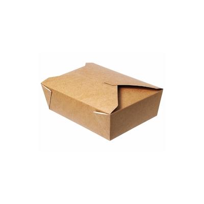 1-PACK 250x Menübox Lunch-Box 750 ml Green by Nature 140x100x50 mm