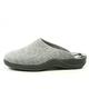 Rohde 2309 Vaasa-D Schuhe Damen Hausschuhe Pantoffeln Filz Weite G, Größe:43 EU, Farbe:Grau