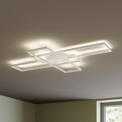LED Deckenlampe Tomke Lindby, dimmbar, weiß / opal, für Wohn- / Esszimmer, Aluminium, Modern, LED Deckenleuchte Image