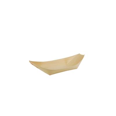PAPSTAR 500 Fingerfood - Schalen, Holz "pure" 21,5 cm x 10 cm "Schiffchen"