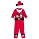 Disney Mickey Mouse and Pluto Santa Suit Set for Baby Size 3-6 MO Multi