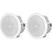 JBL Control 24C Micro 4.5" 2-Way 30W Low-Profile Ceiling Speaker (Pair, White) CONTROL 24C MICRO