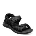 Nunn Bush Rio Vista 3-Strap River Sandal - Mens 13 Black Sandal Medium