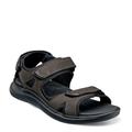 Nunn Bush Rio Vista 3-Strap River Sandal - Mens 12 Brown Sandal Medium