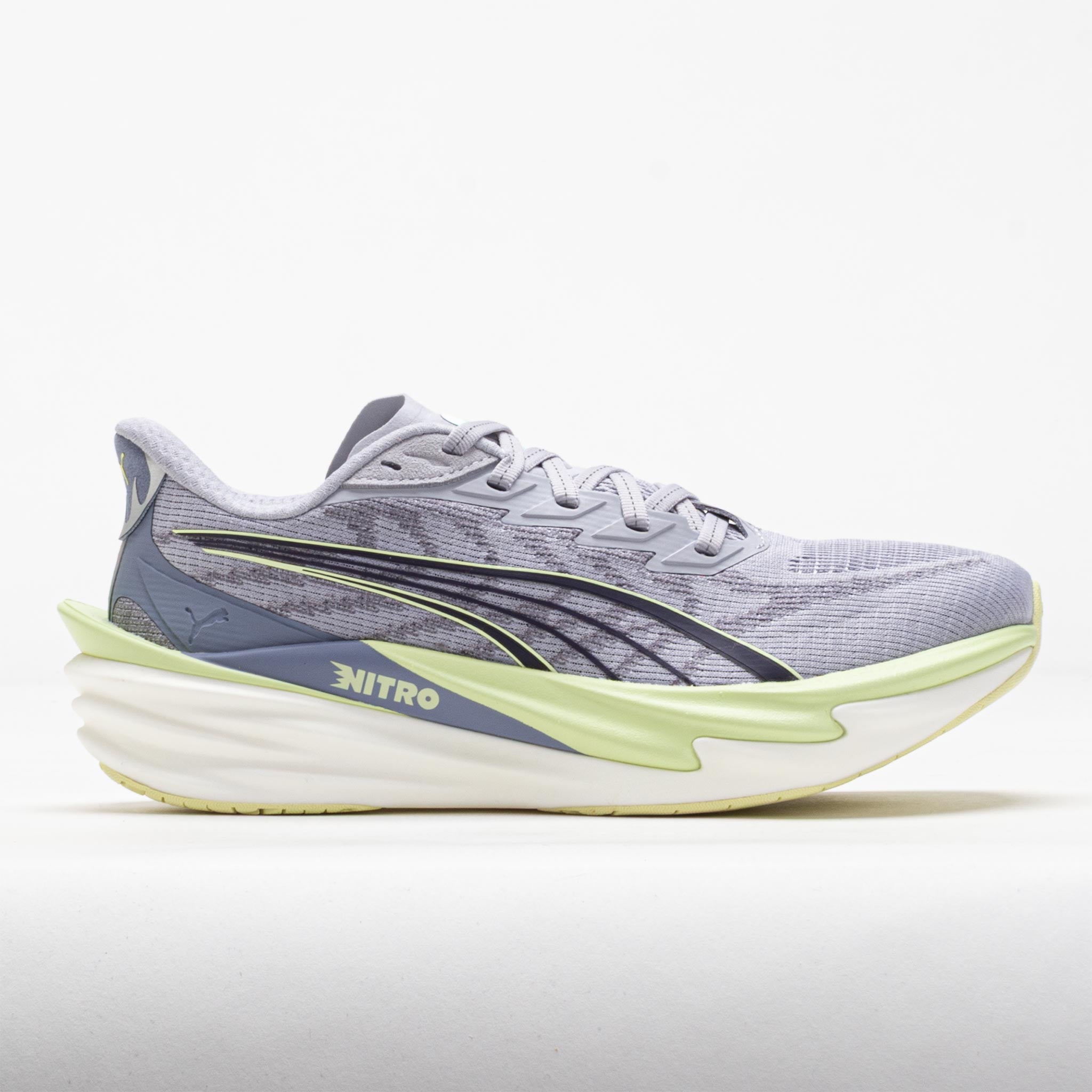 Puma Deviate NITRO 4 Women's Running Shoes Vibrant Silver/Apple Spritz