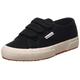 Superga Herren 2750 COT3STRAPU Gymnastikschuhe, Schwarz (Full Black 996), 43 EU