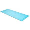 Palm To Soul Natural Bio-Rubber Yoga Mats With Alignment System Hi Grip Bio-rubber alignment yoga mat Light Blue, PTS4BL