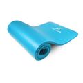 ProsourceFit Extra Thick Yoga and Pilates Mat ½” (13mm) or 1" (25mm), 71-inch Long High Density Exercise Mat with Comfort Foam and Carrying Strap, Aqua