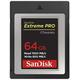 SanDisk Extreme Pro CFexpress-Speicherkarte Typ B 64 GB (1.500 MB/s Lesen, 800 MB/s Schreiben, RescuePRO Deluxe, ruckelfreie RAW Videos, 4K, XQD Kompatibilität)