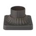 Symple Stuff Patro 3.5" H Pier Mount Base Metal in Brown | 3.5 H x 5.75 W x 5.75 D in | Wayfair 579708E9A0FD4235A3EA12D5ED41F2E7