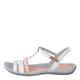 Clarks Damen Tealite Grace T-Spange Sandalen, Weiß, 41 EU