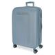 Movom Riga Blue Big Suitcase 56x80x29 cm Rigid ABS TSA lock 108L 4.8 Kg 4 Double Wheels