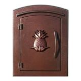 Qualarc Manchester Wall Mounted Mailbox Aluminum in Brown | 12 H x 8.5 W x 12 D in | Wayfair MAN-1405-AC