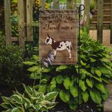 Caroline's Treasures Welcome 2-Sided Polyester 15 x 12 in. Garden Flag in Brown | 15 H x 12 W in | Wayfair CK6795GF