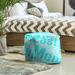 East Urban Home Districts Word Art Pouf Polyester/Fade Resistant | 13 H x 13 W x 13 D in | Wayfair Ottomans B2A993EFD95A48029BCA9D1E44497FC3